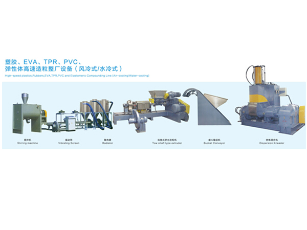 電纜料密煉擠出造粒機組XPE、TPR、EVA、PVC 電纜料密煉擠出造粒機組XPE、TPR、EVA、PVC